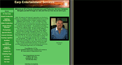 Desktop Screenshot of earpentertainmentservices.com